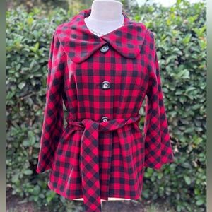 Pendleton belted wool jacket